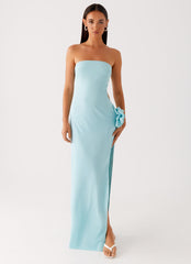 Fenway Strapless Maxi Dress Mint 4 Peppermayo