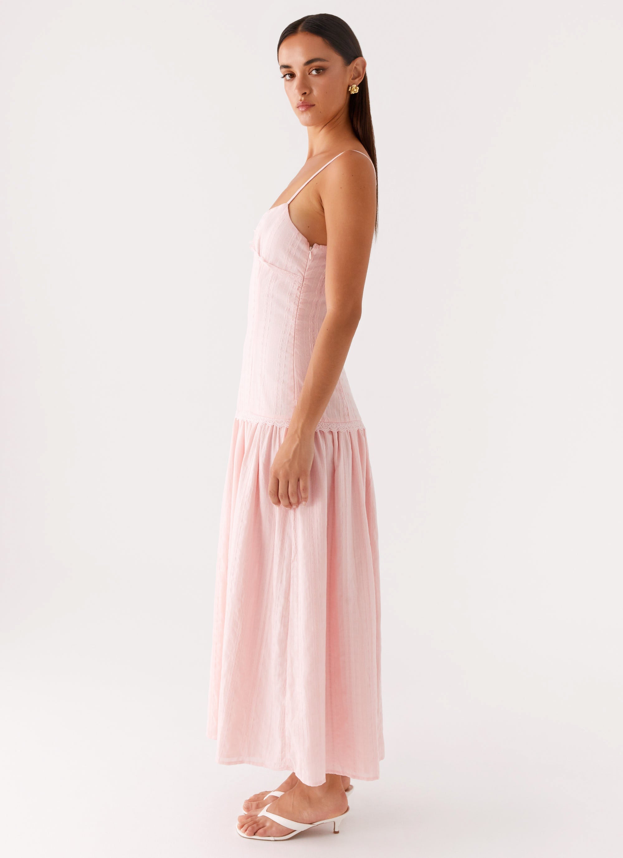 Found You Midi Dress Pink 2 Peppermayo