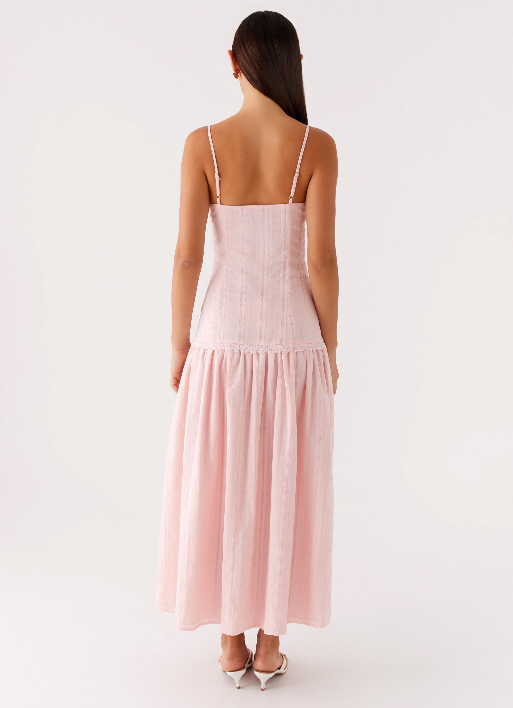Found You Midi Dress Pink 3 Peppermayo