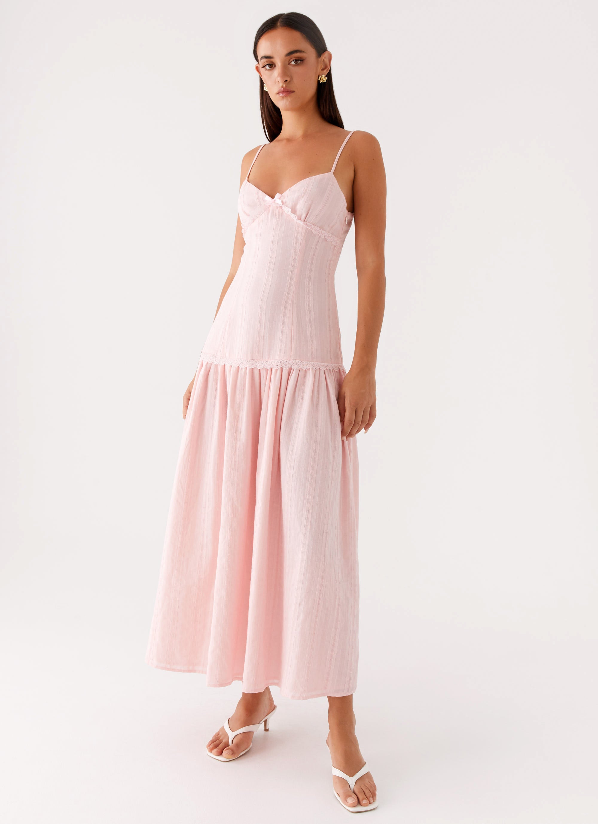Found You Midi Dress Pink 4 Peppermayo