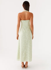 Francesca Midi Dress Sage 3 Peppermayo