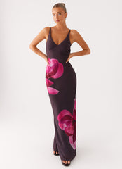 Griselda Maxi Dress Dark Chocolate 4