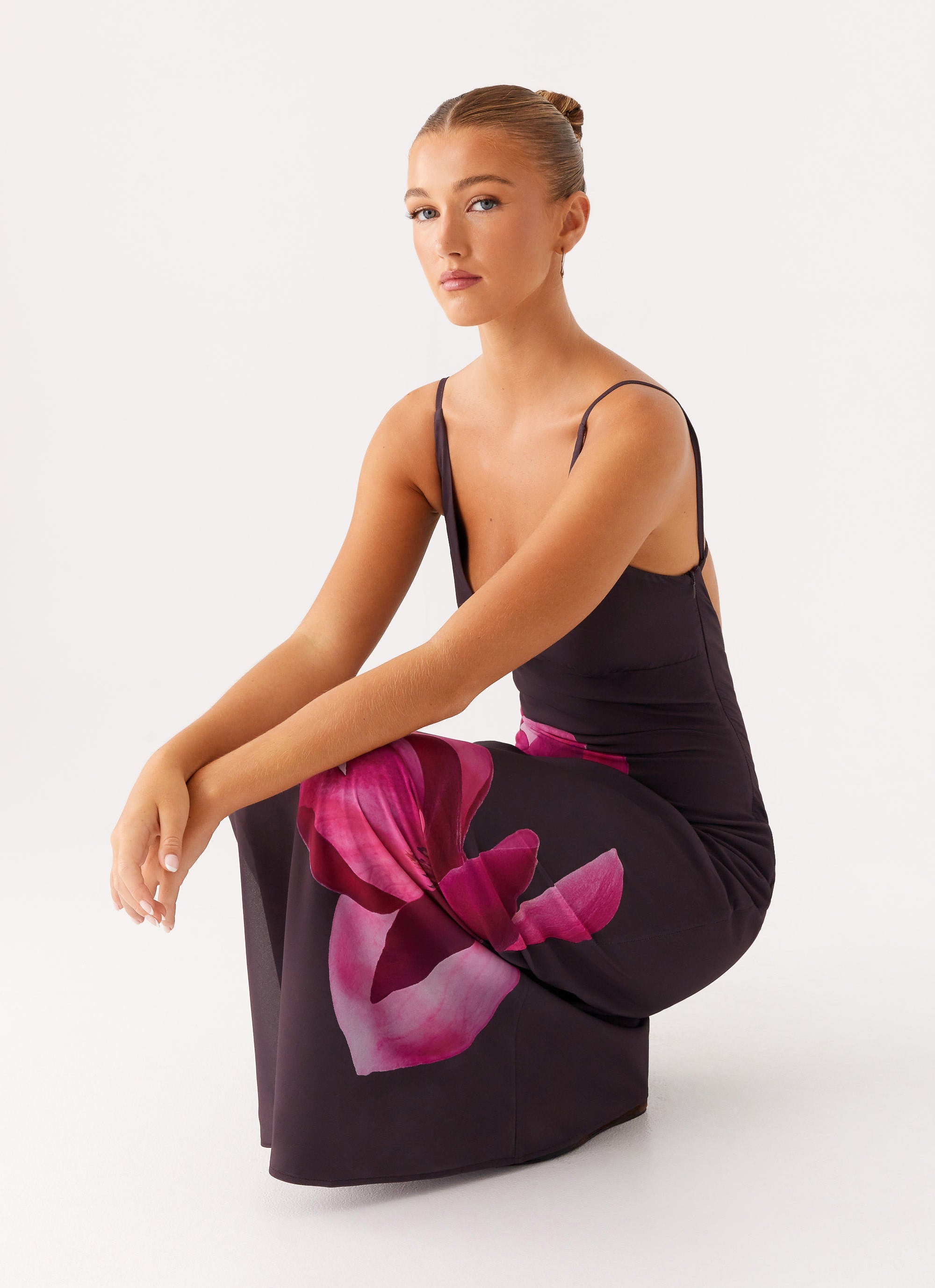 Griselda Maxi Dress Dark Chocolate 6