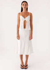 Irena Cami Top White 1 Peppermayo