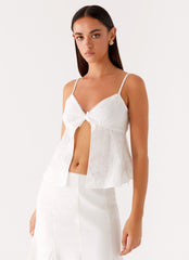 Irena Cami Top White 5 Peppermayo