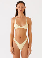 Jacklyn Bikini Bottoms Yellow 1 Peppermayo