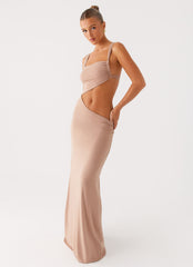 Kika Maxi Dress Beige 4