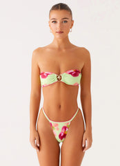 Laurel Bikini Bottom - Green Tropical
