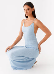 Lopez Maxi Dress Blue 6 Peppermayo