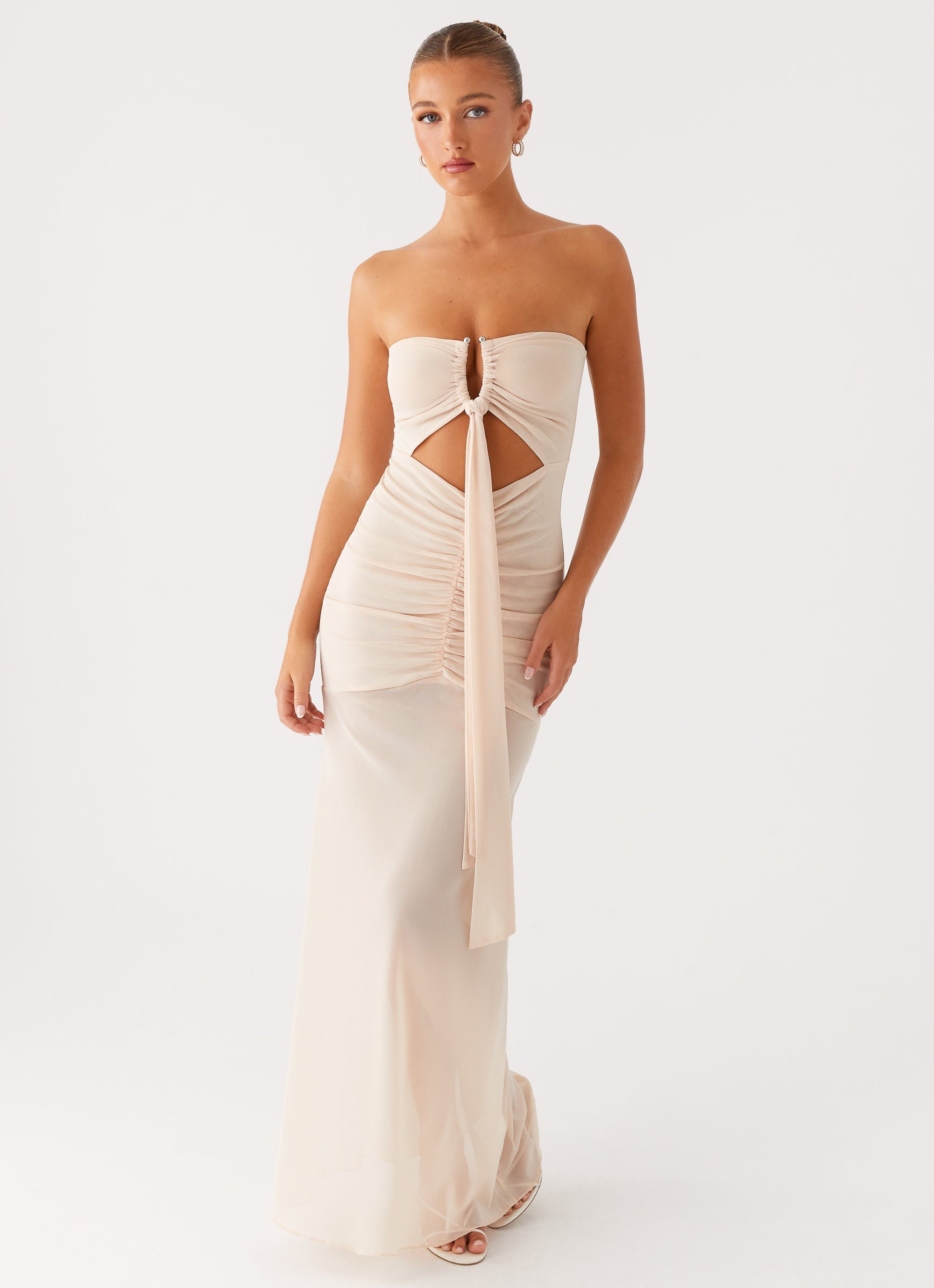 Lovie Maxi Dress Beige 3