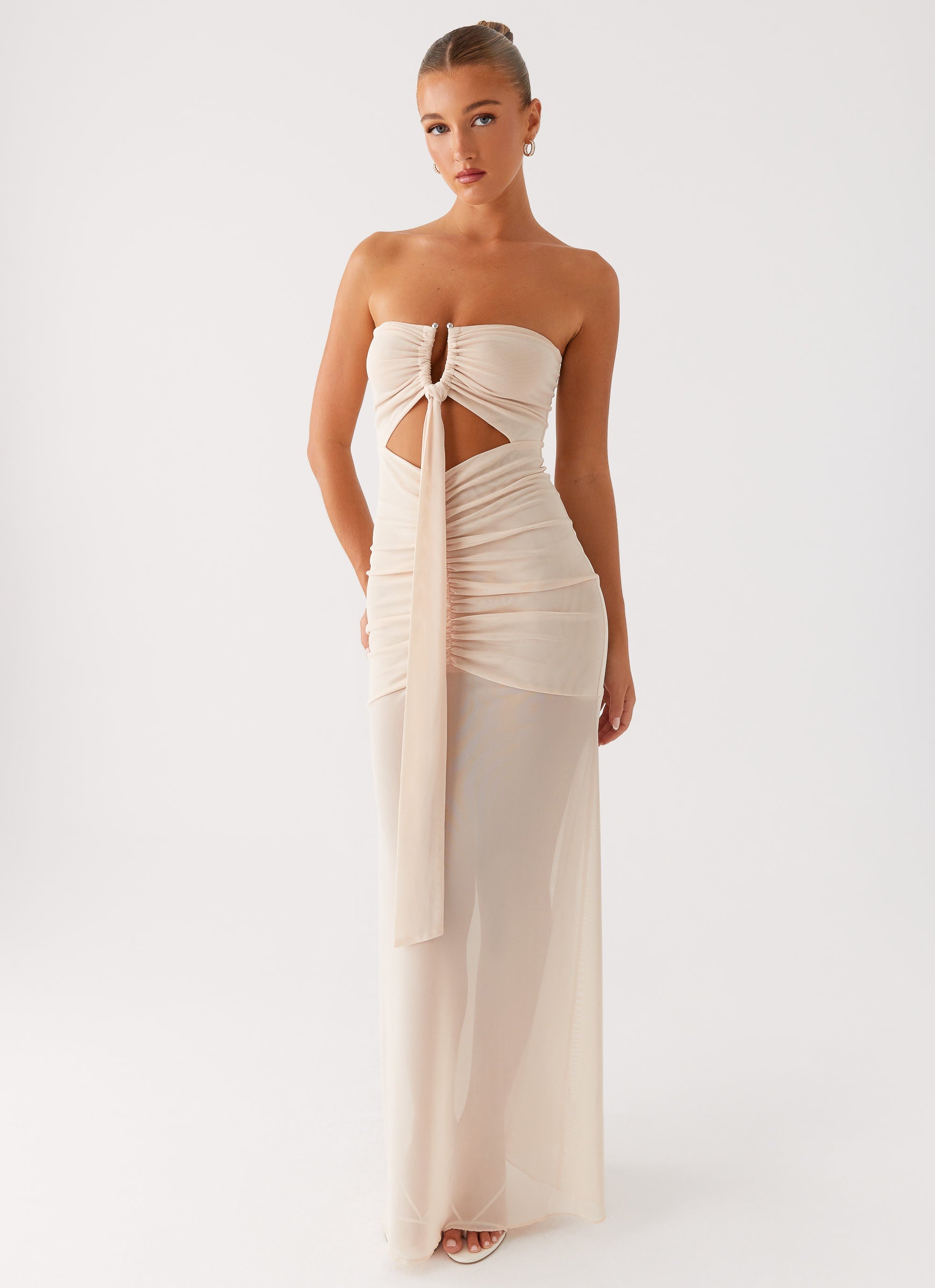 Lovie Maxi Dress Beige 5