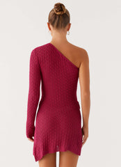 Medda Knit Mini Dress Hot Pink 3