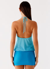 Minima Mini Dress Blue Gradient 2 Peppermayo