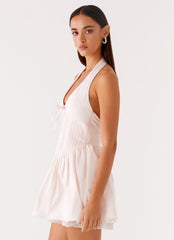 Moira Mini Dress Pink 2 Peppermayo