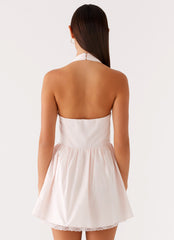 Moira Mini Dress Pink 3 Peppermayo