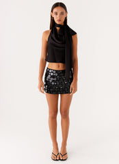 Movie Star Mini Skirt Black 1