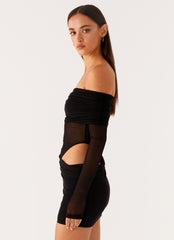 No Doubt Mini Dress Black 2