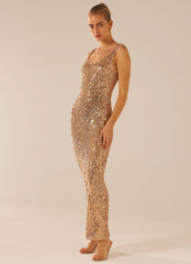 Sweet Essence Maxi Dress - Glisten - Peppermayo US