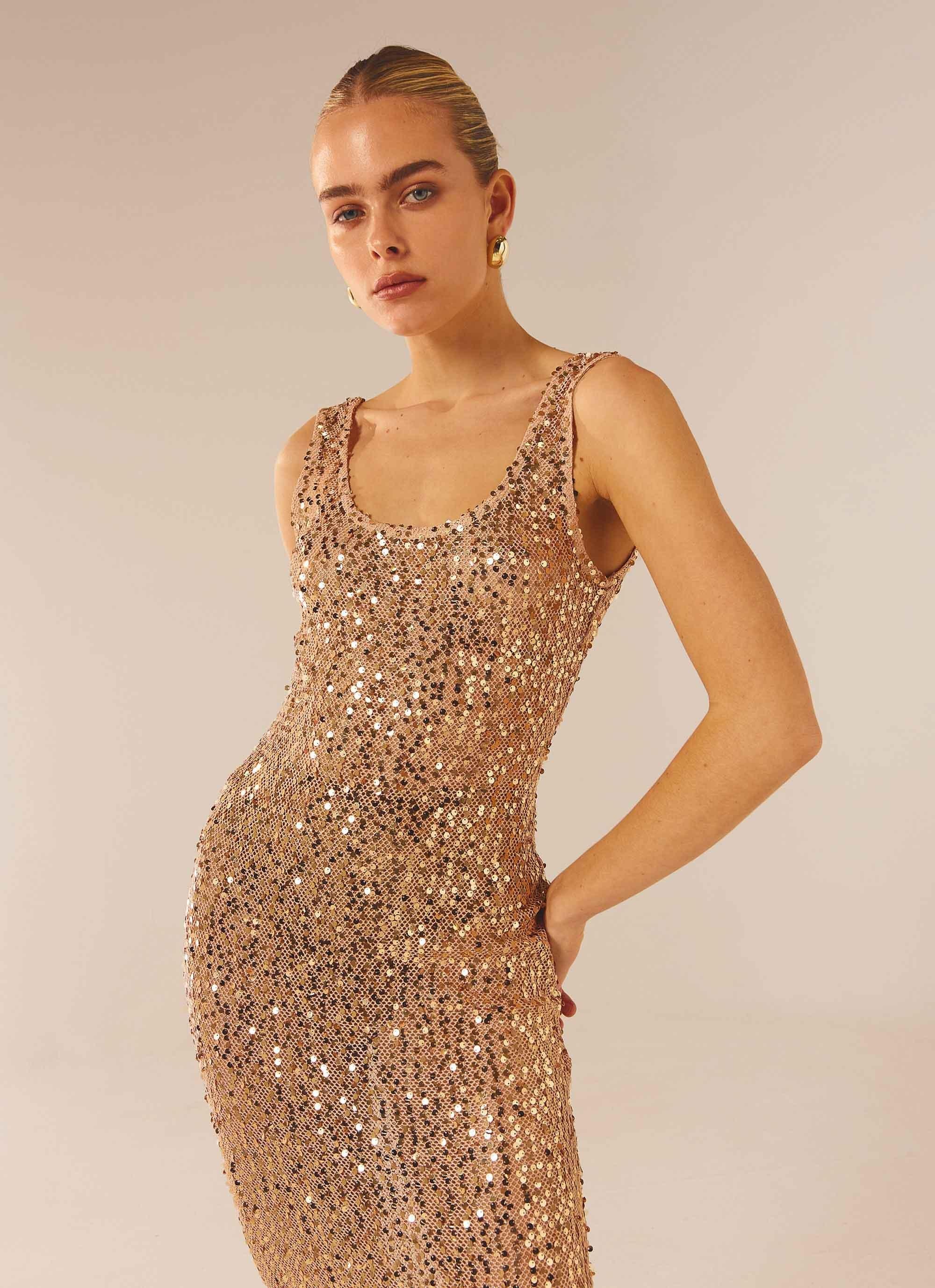 Sweet Essence Maxi Dress - Glisten - Peppermayo US