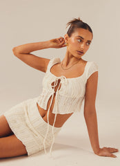 Yours Truly Corset Top - Antique - Peppermayo US