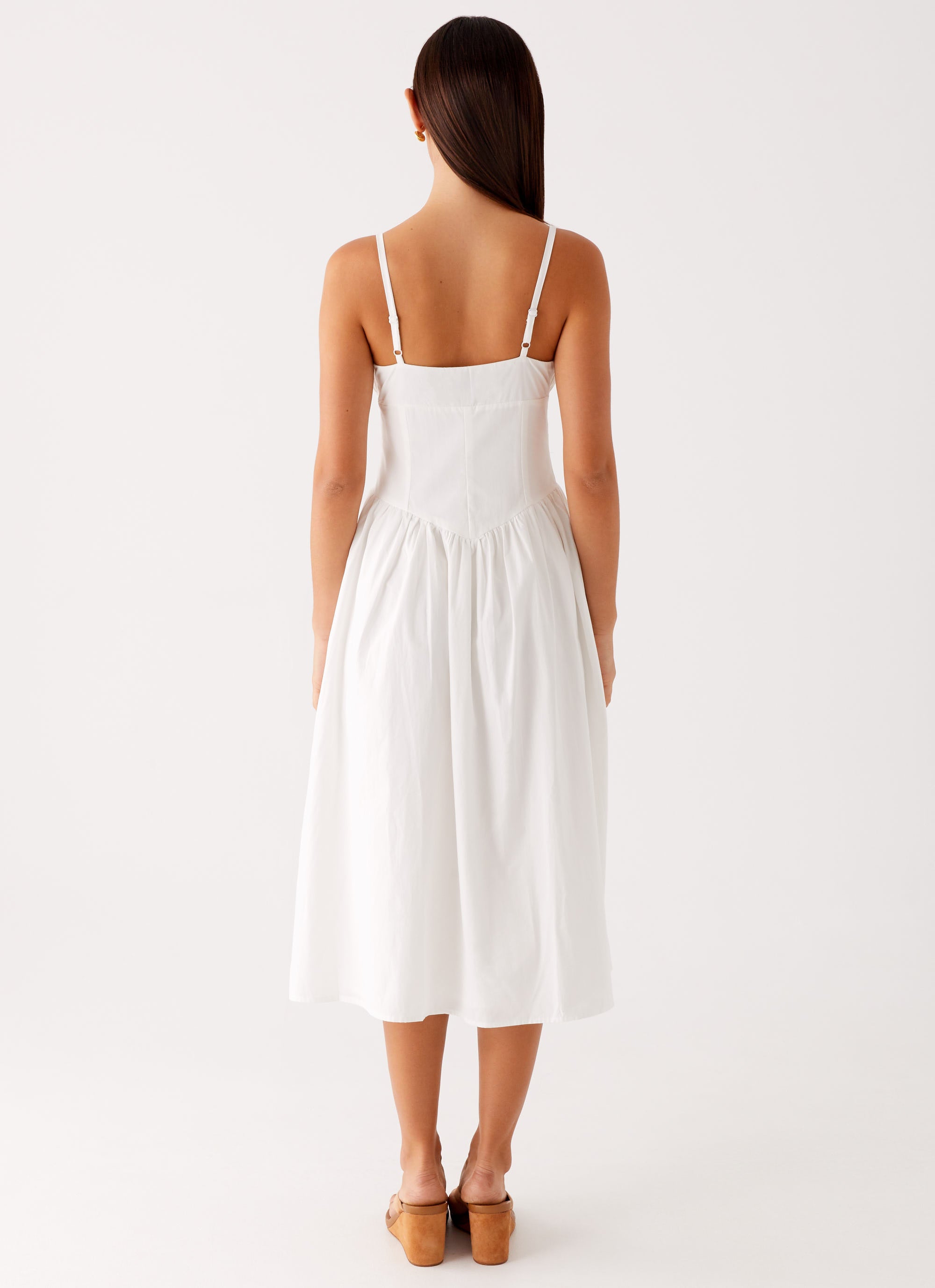 Phillipa Midi Dress White 3 Peppermayo