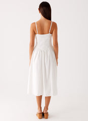 Phillipa Midi Dress White 3 Peppermayo