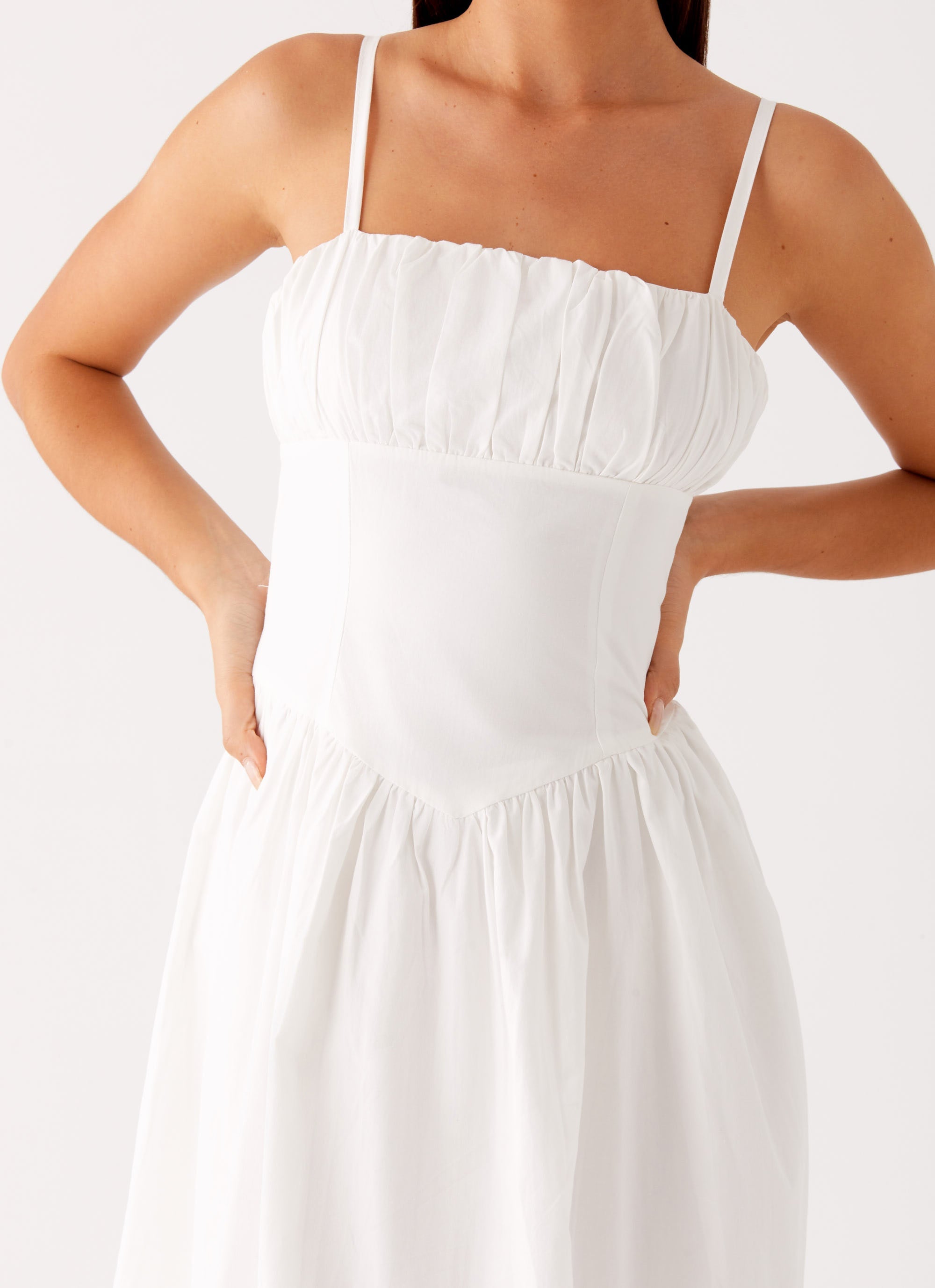 Phillipa Midi Dress White 4 Peppermayo