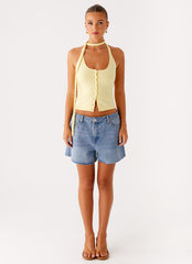Roland Denim Shorts Blue 1 Peppermayo