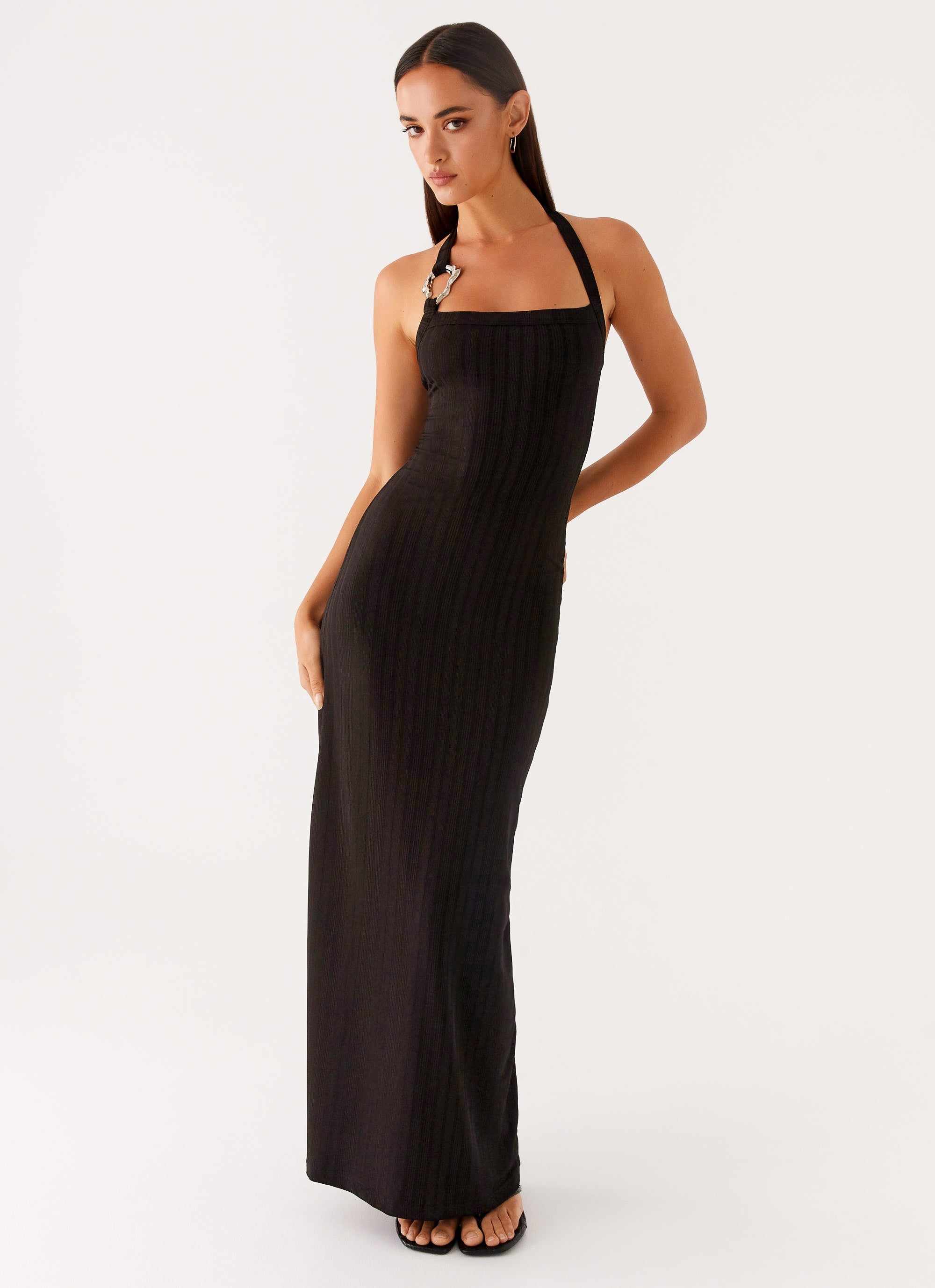 Selene Maxi Dress Black 5