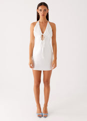 Tinsley Mini Dress White 1 Peppermayo