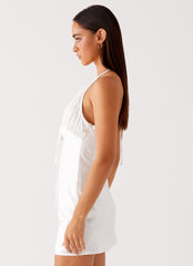 Tinsley Mini Dress White 2 Peppermayo