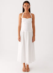 Vento Midi Dress White 1 Peppermayo