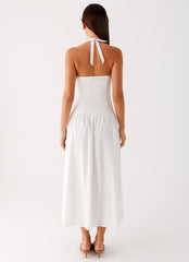 Vento Midi Dress White 3 Peppermayo