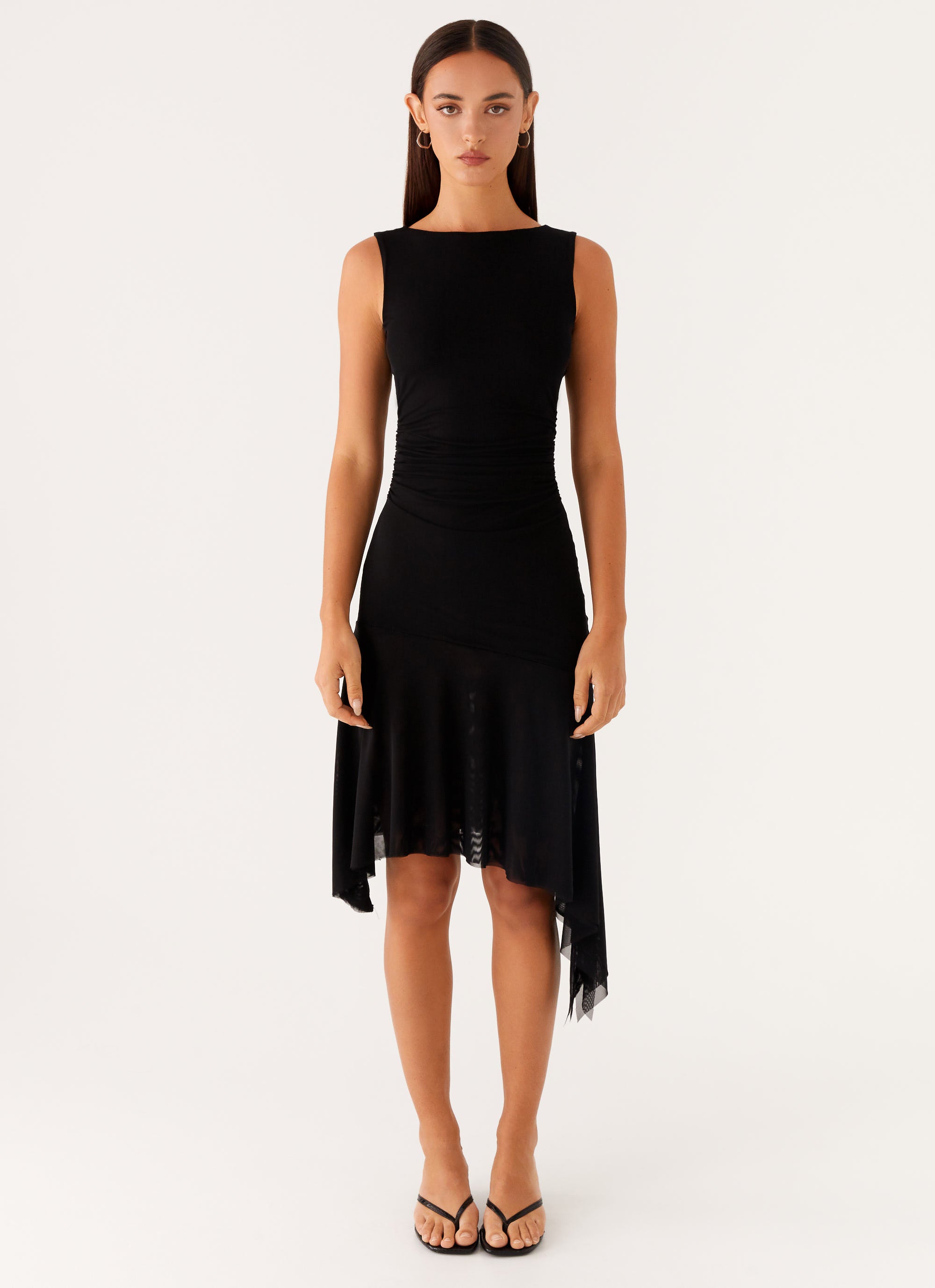 Winona Midi Dress Black 1