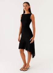 Winona Midi Dress Black 2