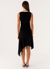 Winona Midi Dress Black 3