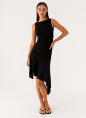 Winona Midi Dress Black 4