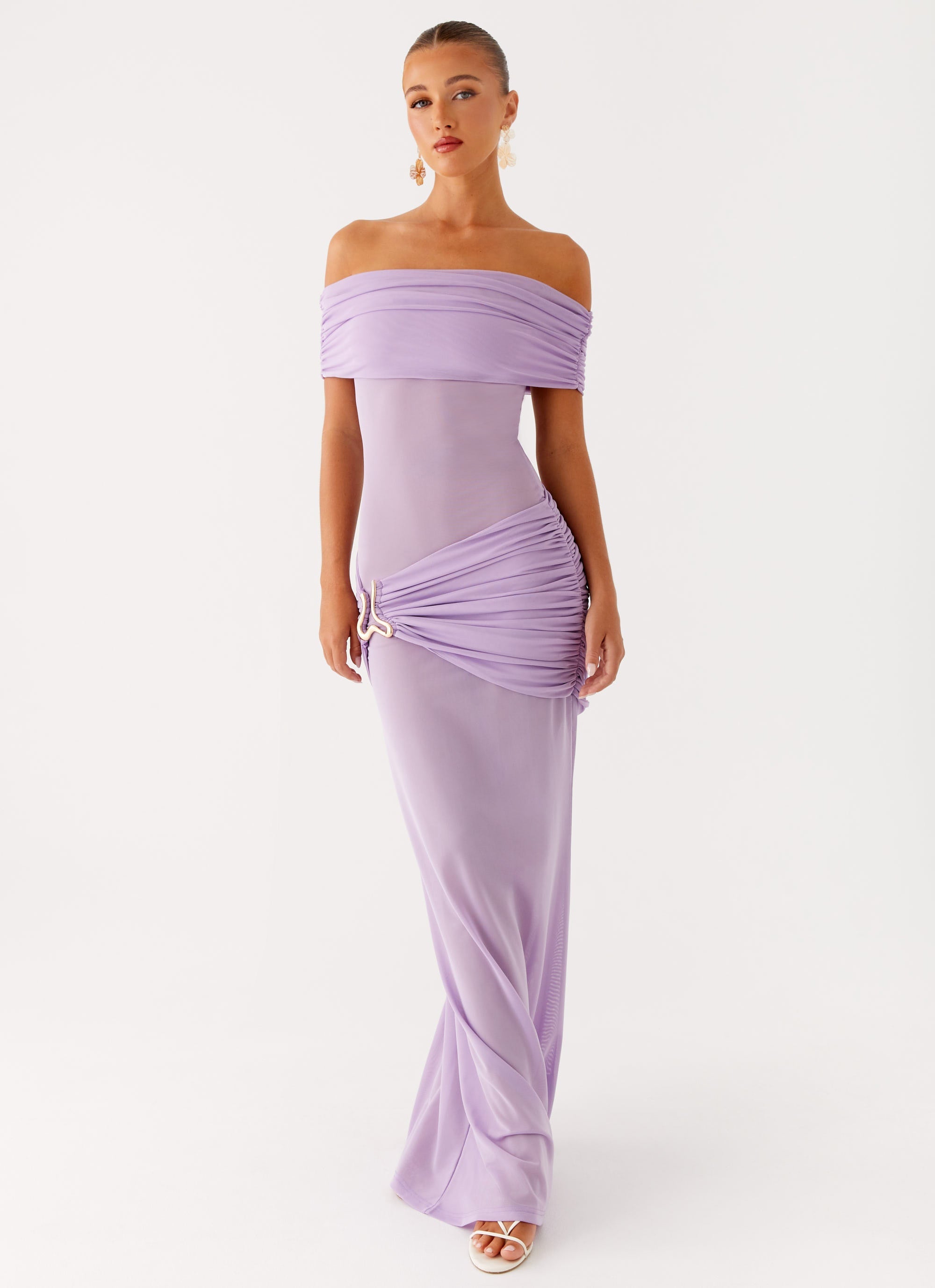 Benji Maxi Dress Lilac 4 Peppermayo