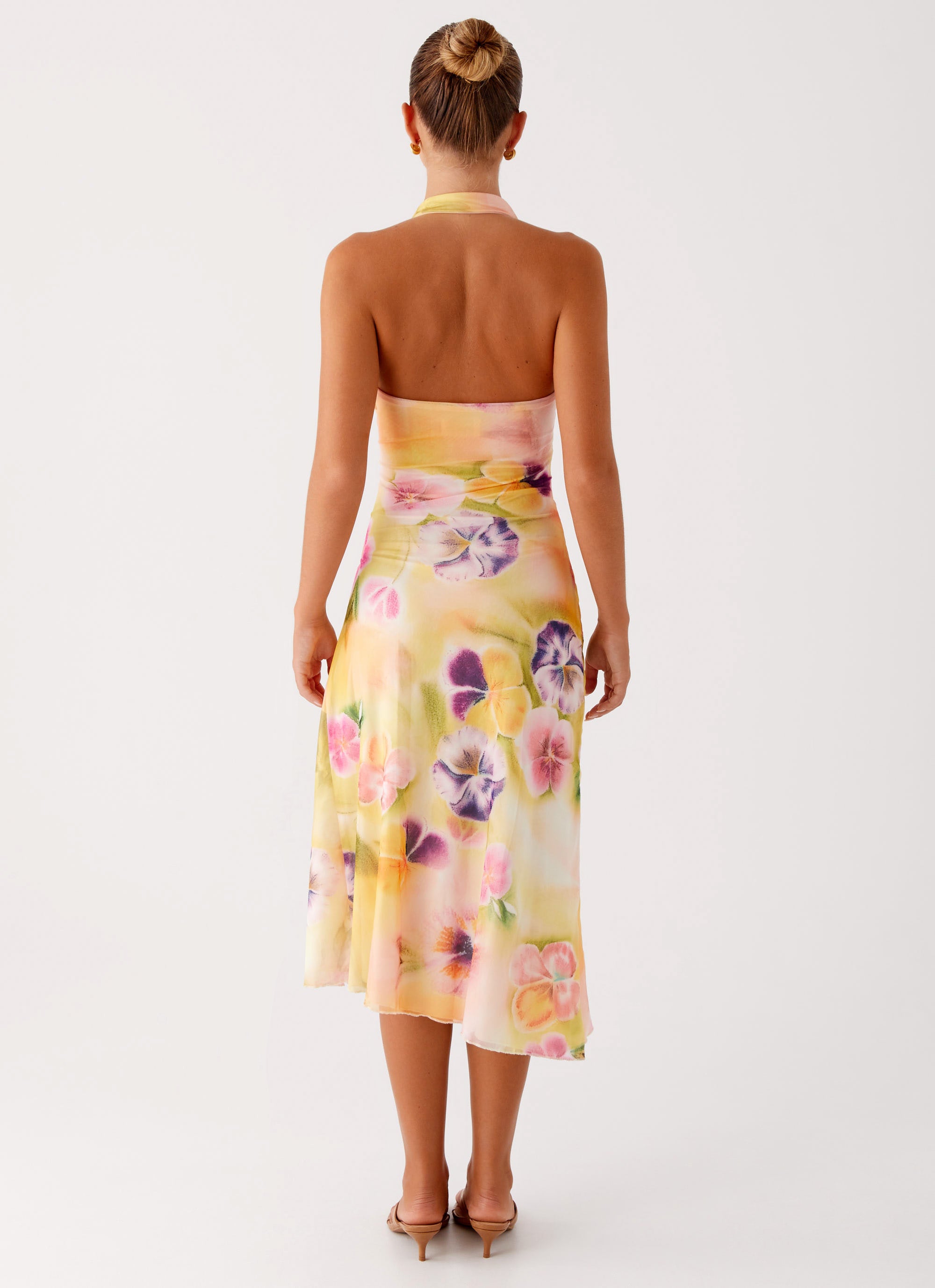 Kayce Midi Dress Sunburset Floral 3 Peppermayo