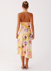 Kayce Midi Dress Sunburset Floral 3 Peppermayo
