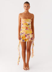 Macey Mini Dress Sunburst Floral 1 Peppermayo