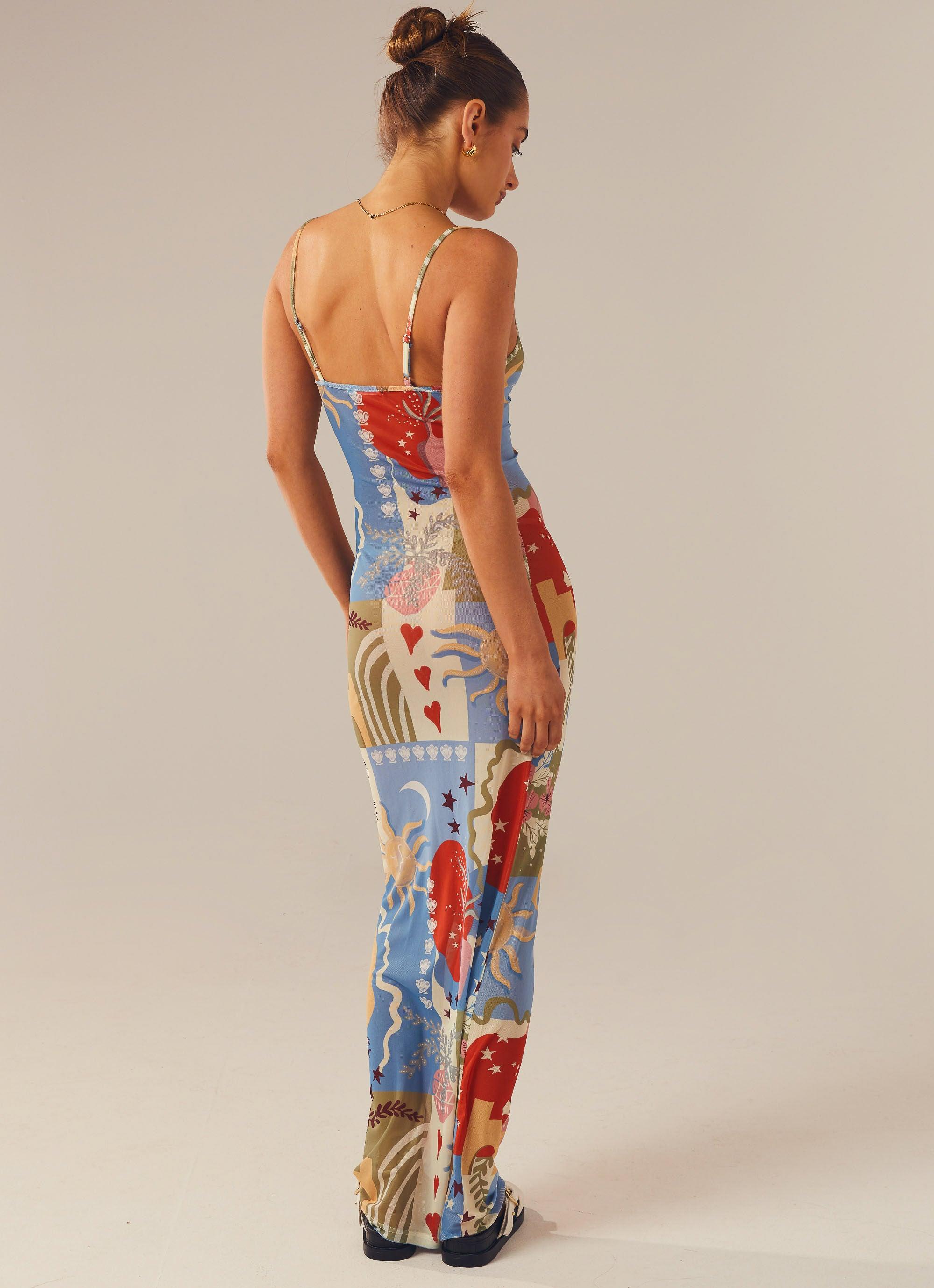 Wanderlust Maxi Dress - Fantasy Muse - Peppermayo US
