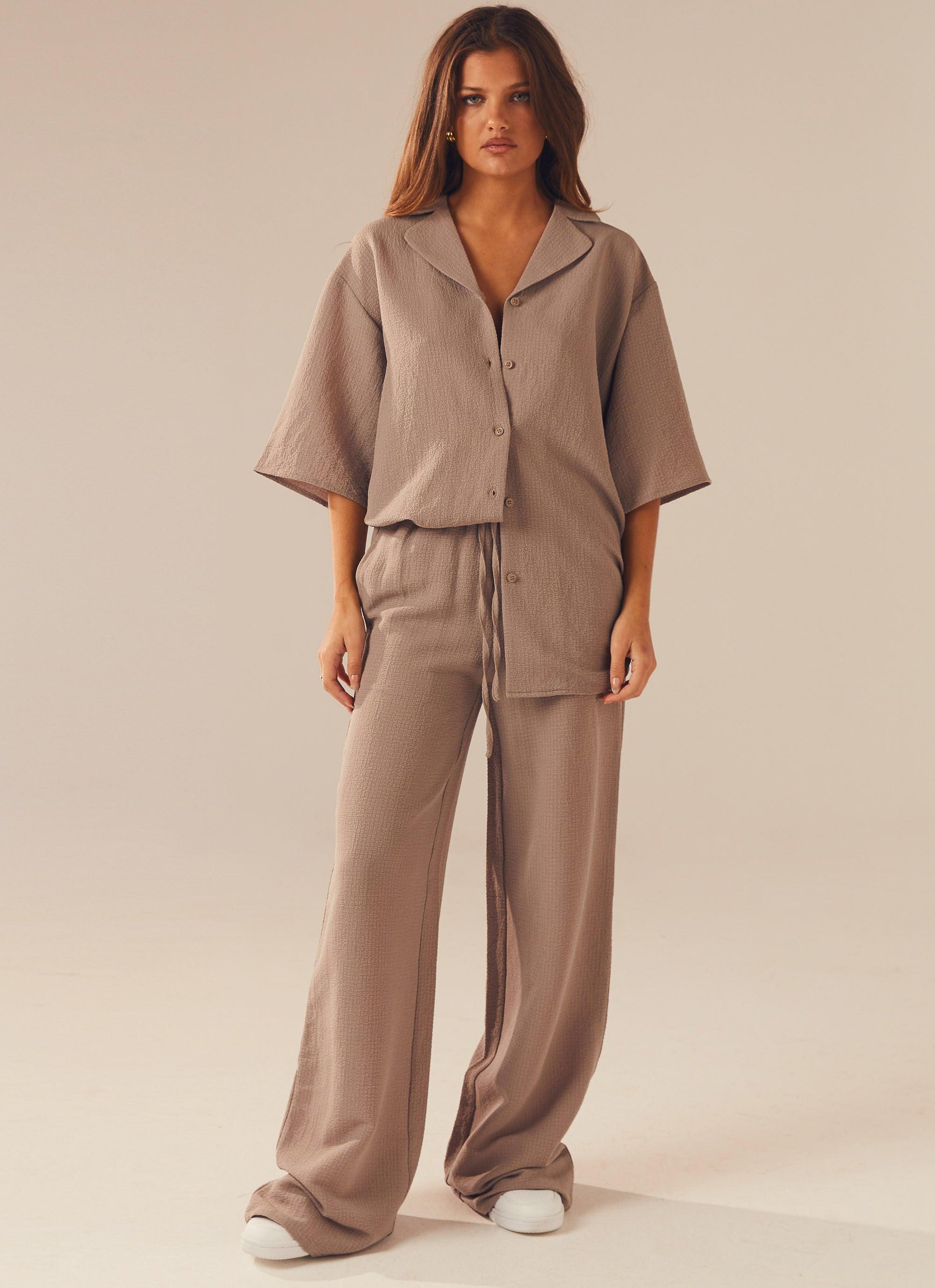 The Good Days Shirt - Taupe - Peppermayo US