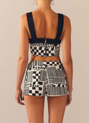 Play It Louder Shorts - Barcode - Peppermayo US