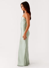 Monte Carlo Maxi Dress Sage 2 Peppermayo