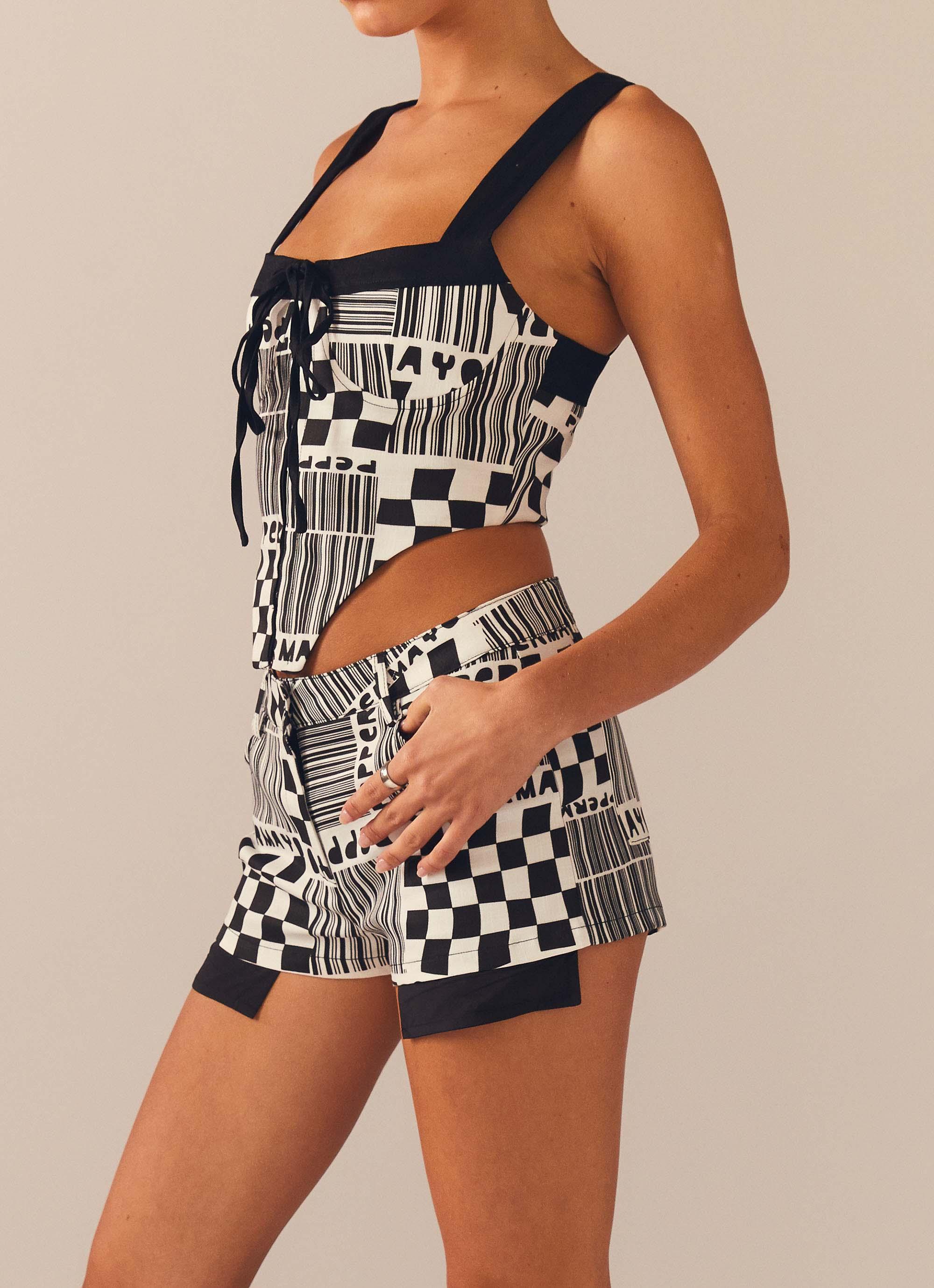 Play It Louder Shorts - Barcode - Peppermayo US