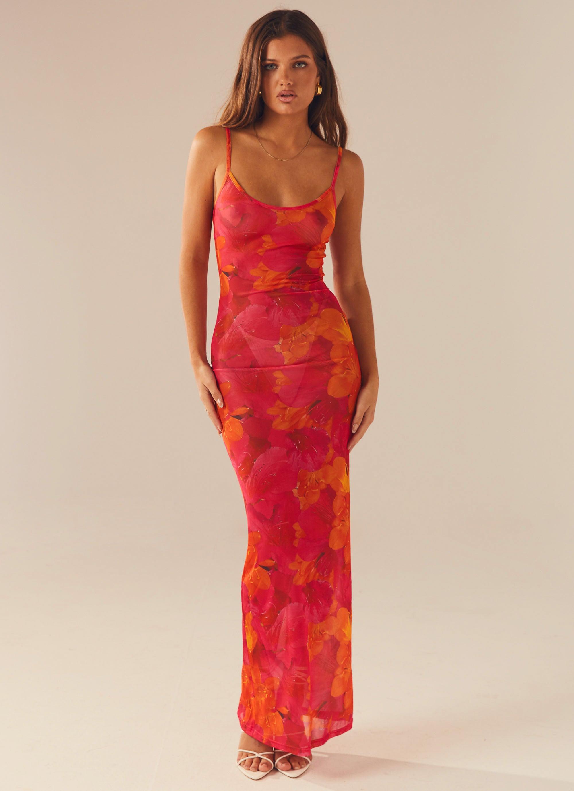 Love On The Run Maxi Dress - Floral Sun - Peppermayo US